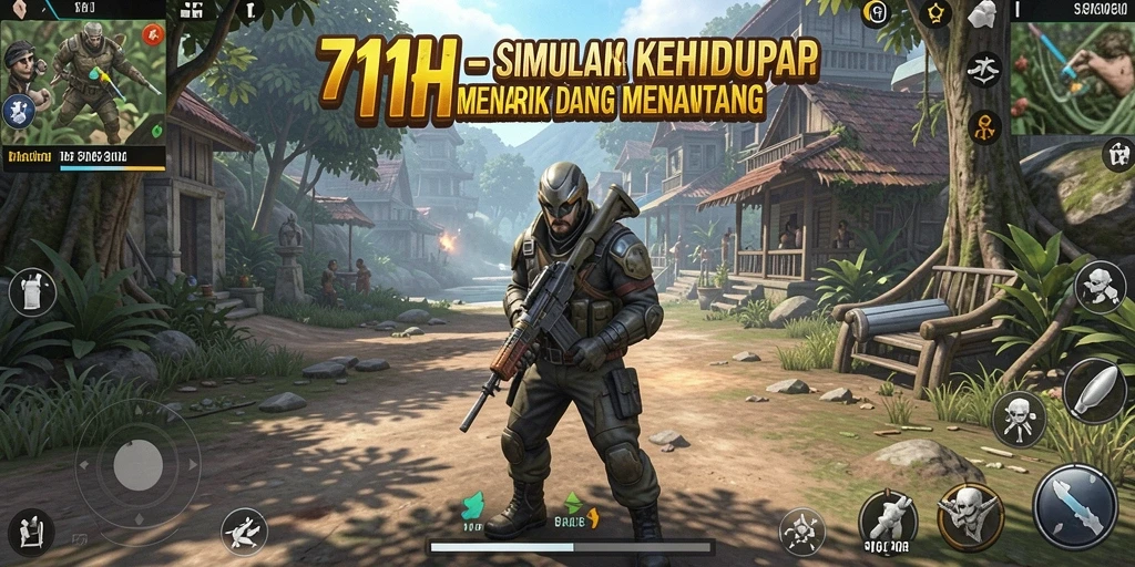 Gambaran gameplay 71H yang menarik dan penuh interaksi.