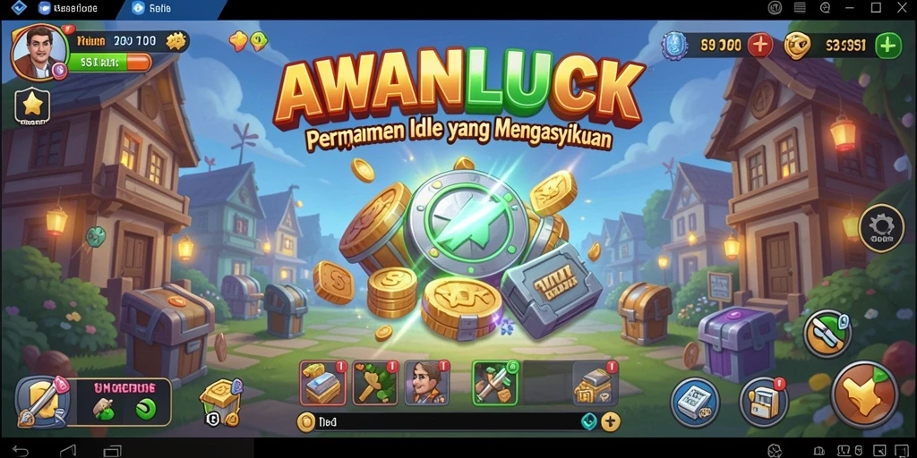 Tampilan gameplay AWANLUCK yang seru dan mengasyikkan.