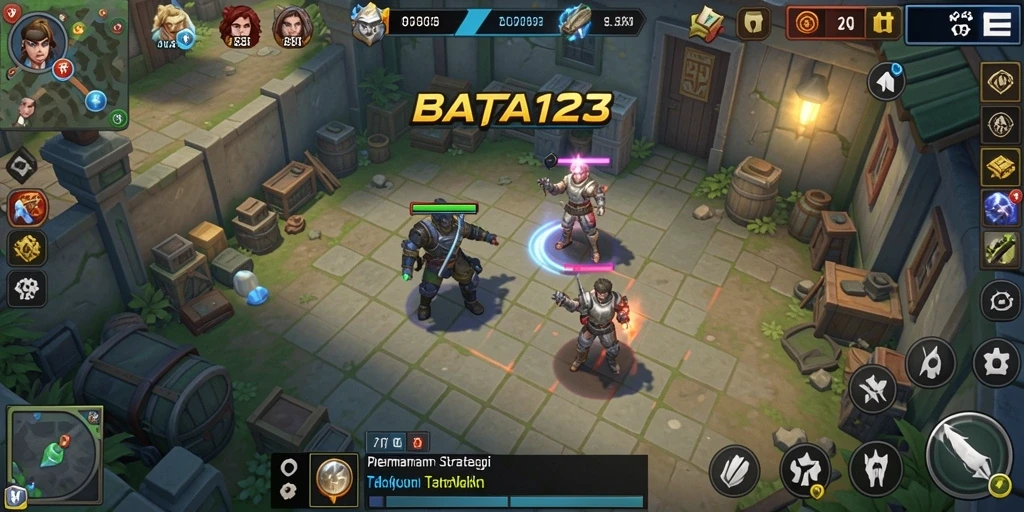 Tampilan gameplay BATA123 yang menarik dan strategis.