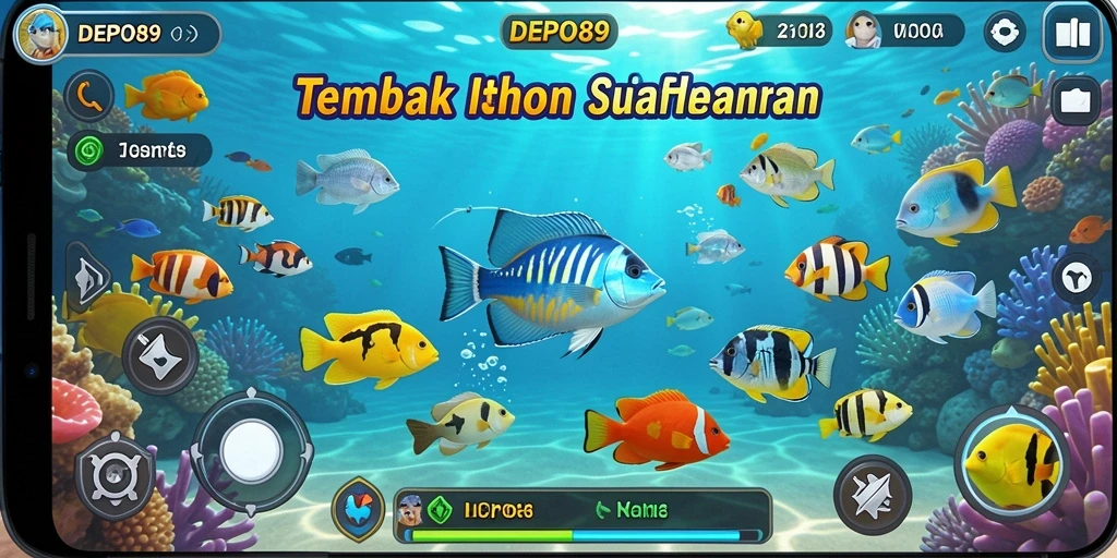 Tampilan gameplay menarik dari DEPO89 yang penuh aksi Tembak Ikan.