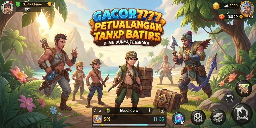 Tangkapan layar GACOR777 menunjukkan petualangan seru di dunia terbuka.
