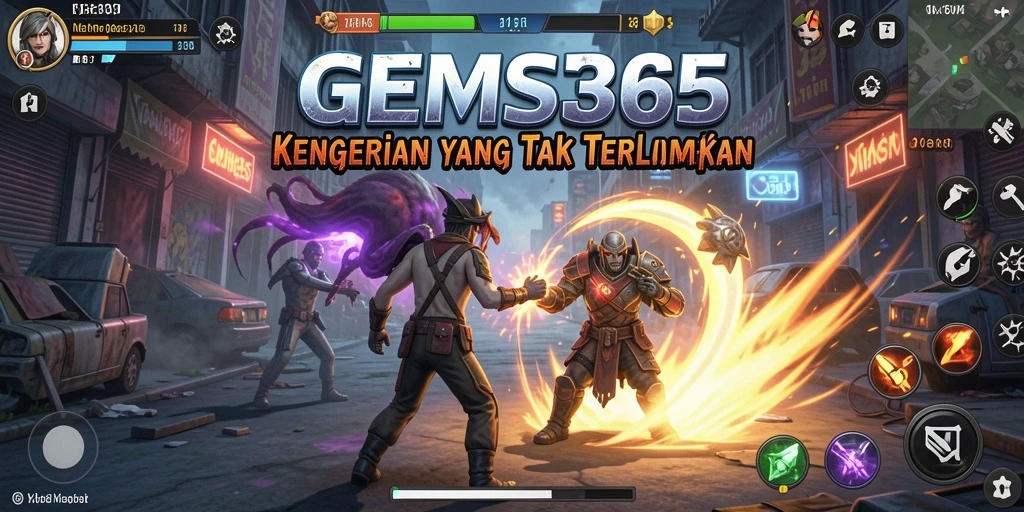 Tangkapan layar menampilkan momen gameplay menyeramkan di GEMS365.