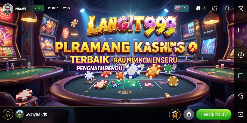 Tampilan menarik dari gameplay Kasino di LANGIT99.