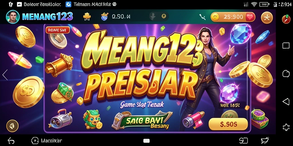 Tangkapan layar MENANG123 menampilkan gameplay Slot yang menarik.