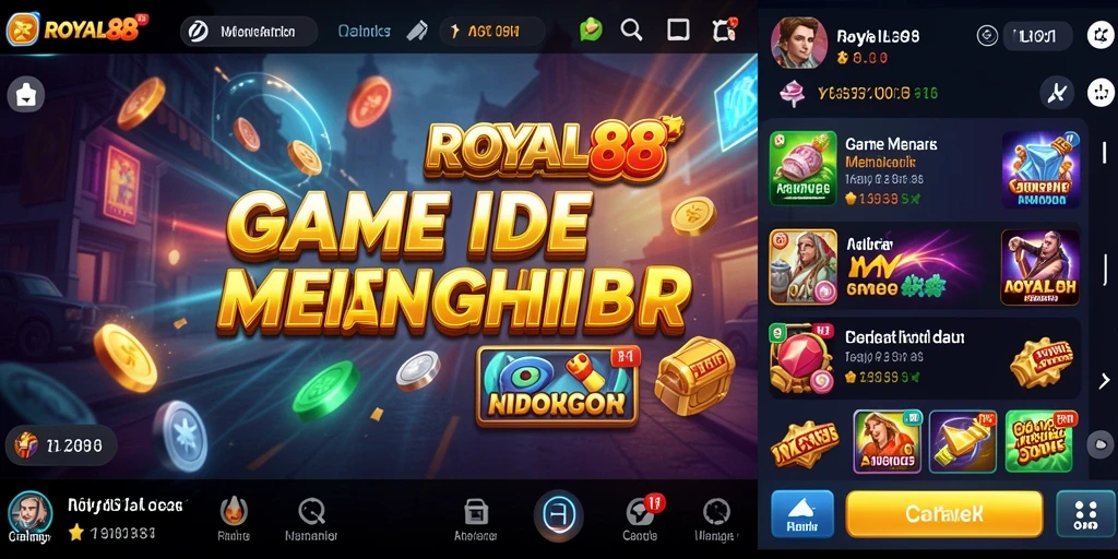 Tampilan permainan <strong>ROYAL88</strong> yang menarik dan seru.