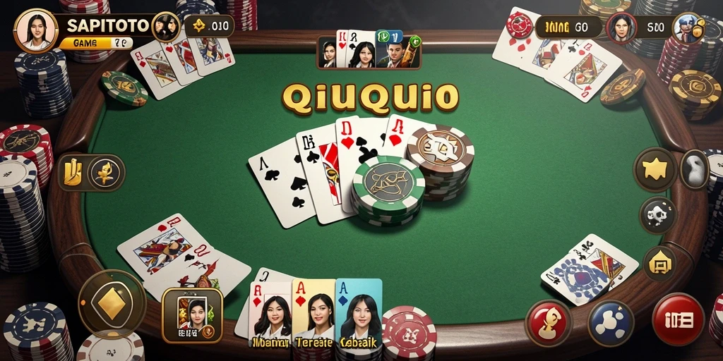Gameplay QiuQiu yang seru dan mendebarkan.