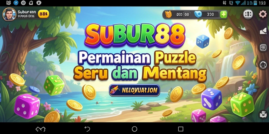 Tampilan gameplay SUBUR88 yang menarik dalam menyelesaikan teka-teki.